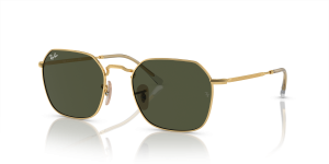 Rayban Jim RB3694-001/31 แว่นกันแดดทรงเรขาคณิตสีอะริสต้าทอง สำหรับทุกเพศ