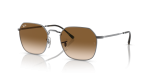 Rayban Jim RB3694-004/51 004/51 แว่นกันแดดกันเมทัลเลนส์ไล่ระดับน้ำตาล สำหรับทุกเพศ