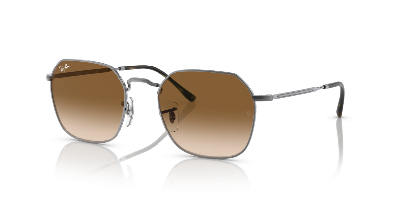 Rayban Jim RB3694-004/51 004/51 แว่นกันแดดกันเมทัลเลนส์ไล่ระดับน้ำตาล สำหรับทุกเพศ