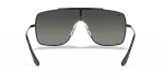 แว่นกันแดด Rayban Wings II RB3697-002/11 Black Grey Gradient Rayban Wings II RB3697-002/11 002/11 ขาแว่นด้านใน
