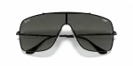 แว่นกันแดด Rayban Wings II RB3697-002/11 Black Grey Gradient Rayban Wings II RB3697-002/11 002/11 close-up ด้านหน้า