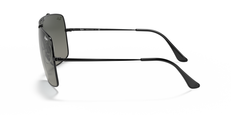 แว่นกันแดด Rayban Wings II RB3697-002/11 002/11 มุมข้าง ทรงสี่เหลี่ยมจัตุรัสบานกว้าง XXL