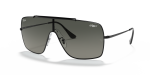 Rayban Wings II RB3697-002/11 002/11 แว่นกันแดดกรอบดำเลนส์ไล่ระดับเทา สำหรับผู้ชาย