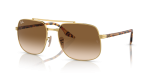 แว่นกันแดด Rayban RB3699-001/51 Arista Gradient Brown Rayban RB3699 001/51 แว่นกันแดดสีอะริสต้าไล่ระดับน้ำตาล ทุกเพศ