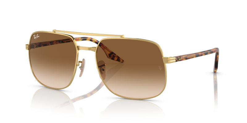 แว่นกันแดด Rayban RB3699-001/51 Arista Gradient Brown Rayban RB3699 001/51 แว่นกันแดดสีอะริสต้าไล่ระดับน้ำตาล ทุกเพศ