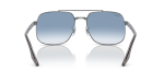 แว่นกันแดด Rayban RB3699-004/3F Gunmetal Clear Gradient Blue Rayban RB3699 004/3F ขาแว่นด้านใน