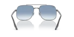 แว่นกันแดด Rayban RB3699-004/3F Gunmetal Clear Gradient Blue Rayban RB3699 004/3F ขาแว่นด้านใน