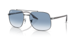 แว่นกันแดด Rayban RB3699-004/3F Gunmetal Clear Gradient Blue Rayban RB3699 004/3F แว่นกันแดดกันเมทัล-น้ำเงินไล่ระดับ สำหรับทุกเพศ