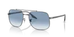 แว่นกันแดด Rayban RB3699-004/3F Gunmetal Clear Gradient Blue Rayban RB3699 004/3F แว่นกันแดดกันเมทัล-น้ำเงินไล่ระดับ สำหรับทุกเพศ