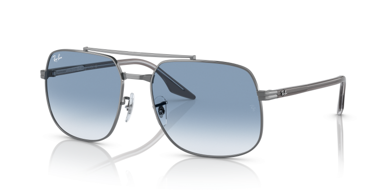 แว่นกันแดด Rayban RB3699-004/3F Gunmetal Clear Gradient Blue Rayban RB3699 004/3F แว่นกันแดดกันเมทัล-น้ำเงินไล่ระดับ สำหรับทุกเพศ