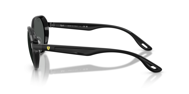 แว่นกันแดด Rayban RB3703M-F11787 มุมข้าง ขาแว่นสีดำ