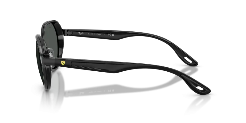 แว่นกันแดด Rayban RB3703M-F11787 มุมข้าง ขาแว่นสีดำ