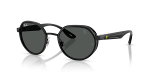 แว่นกันแดด Rayban RB3703M-F11787 มุมเฉียง สีดำ สำหรับทุกเพศ