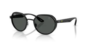แว่นกันแดด Rayban RB3703M-F11787 มุมเฉียง สีดำ สำหรับทุกเพศ