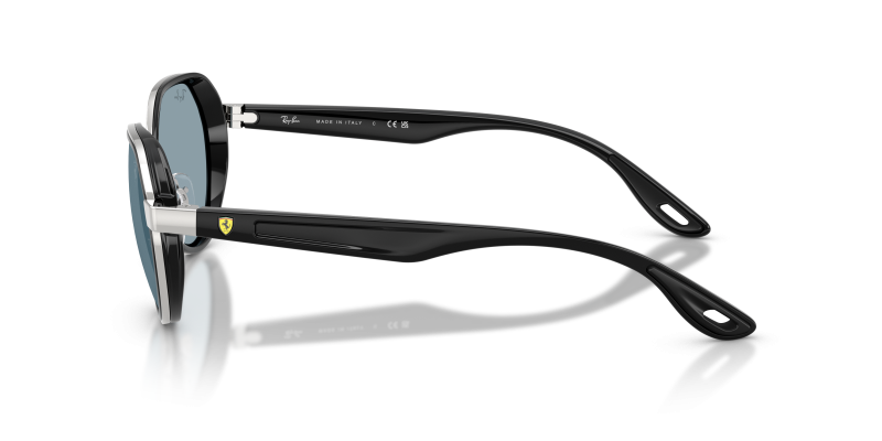 แว่นกันแดด Rayban RB3703M-F12272 มุมข้าง ขาแว่นสีดำ