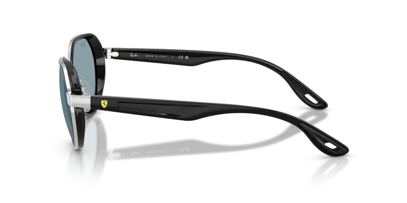 แว่นกันแดด Rayban RB3703M-F12272 มุมข้าง ขาแว่นสีดำ