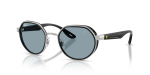 แว่นกันแดด Rayban RB3703M-F12272 มุมเฉียง สีเงิน สำหรับทุกเพศ