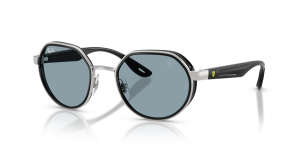 แว่นกันแดด Rayban RB3703M-F12272 มุมเฉียง สีเงิน สำหรับทุกเพศ