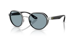 แว่นกันแดด Rayban RB3703M-F12272 มุมเฉียง สีเงิน สำหรับทุกเพศ
