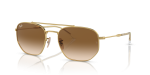 แว่นกันแดด Rayban RB3707-001/51 Arista Clear Gradient Brown Rayban RB3707 001/51 แว่นกันแดดสีอะริสต้าทอง ไซซ์ใหญ่ ยูนิเซ็กซ์