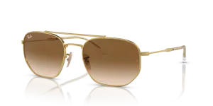 Rayban RB3707 001/51 แว่นกันแดดสีอะริสต้าทอง ไซซ์ใหญ่ ยูนิเซ็กซ์