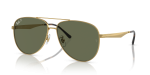 แว่นกันแดด Rayban RB3712D-001/9A Arista Dark Green Polarized Rayban RB3712D 001/9A แว่นกันแดดโพลาไรซ์สีเขียวเข้ม สำหรับทุกเพศ