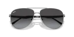 แว่นกันแดด Rayban RB3712D-004/8G Gunmetal Grey Rayban RB3712D-004/8G 004/8G close-up ด้านหน้า