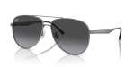Rayban RB3712D-004/8G 004/8G แว่นกันแดดกันเมทัลเลนส์ไล่ระดับเทา สำหรับทุกเพศ