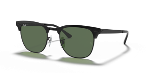 Rayban RB3716-186/58 แว่นกันแดดทรงบราวไลน์สีดำด้าน เลนส์เขียวโพลาไรซ์ สำหรับทุกเพศ