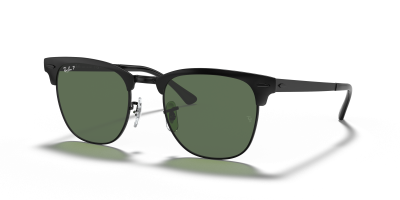 Rayban RB3716-186/58 แว่นกันแดดทรงบราวไลน์สีดำด้าน เลนส์เขียวโพลาไรซ์ สำหรับทุกเพศ