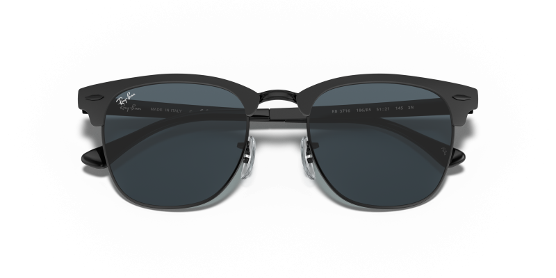 Rayban Clubmaster Metal RB3716-186/R5 close-up ด้านหน้า