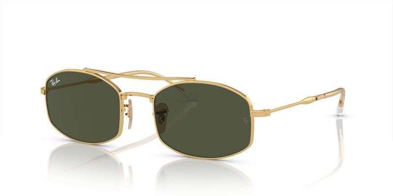 แว่นกันแดด Rayban RB3719-001/31 Arista Green G-15 Rayban RB3719 001/31 แว่นกันแดดสีอะริสต้าเลนส์เขียว G-15 ทุกเพศ