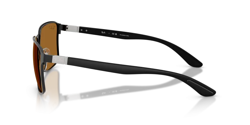 แว่นกันแดด Rayban RB3721CH 186/BB มุมข้าง กรอบโลหะยืดหยุ่น Flexible Frame
