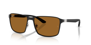 Rayban RB3721CH 186/BB แว่นกันแดดเลนส์ Chromance โพลาไรซ์บรอนซ์ สำหรับทุกเพศ