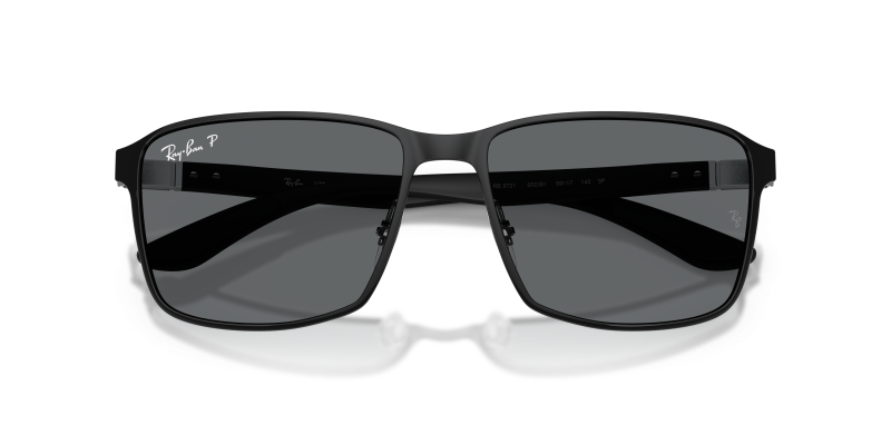 Rayban RB3721 002/B1 close-up ด้านหน้า