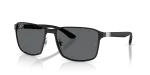 แว่นกันแดด Rayban RB3721-002/B1 Black Dark Grey Polarized Rayban RB3721 002/B1 แว่นกันแดดดำ-เทาเข้มโพลาไรซ์ สำหรับทุกเพศ