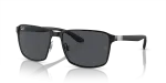 Rayban RB3721 186/87 แว่นกันแดดดำด้านทับดำ สำหรับทุกเพศ