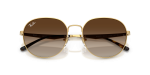 แว่นกันแดด Rayban RB3727D-001/13 Arista Brown Gradient Rayban RB3727D 001/13 close-up ด้านหน้า