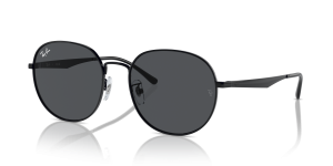 Rayban RB3727D 002/87 แว่นกันแดดสีดำ ดีไซน์คานต่ำ ยูนิเซ็กซ์