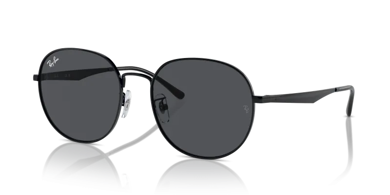 Rayban RB3727D 002/87 แว่นกันแดดสีดำ ดีไซน์คานต่ำ ยูนิเซ็กซ์