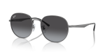 Rayban RB3727D-004/8G แว่นกันแดดทรงแฟนทอสสีกันเมทัล สำหรับทุกเพศ
