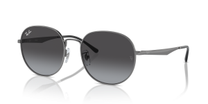 Rayban RB3727D-004/8G แว่นกันแดดทรงแฟนทอสสีกันเมทัล สำหรับทุกเพศ