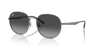 Rayban RB3727D-004/8G แว่นกันแดดทรงแฟนทอสสีกันเมทัล สำหรับทุกเพศ