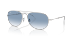 Rayban RB3735-003/3F แว่นกันแดดทรงนักบินสีเงิน สำหรับทุกเพศ