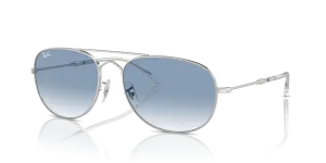 Rayban RB3735-003/3F แว่นกันแดดทรงนักบินสีเงิน สำหรับทุกเพศ