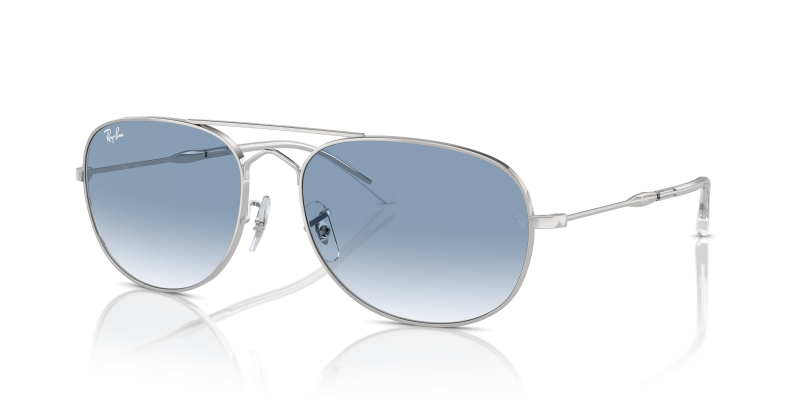 Rayban RB3735-003/3F แว่นกันแดดทรงนักบินสีเงิน สำหรับทุกเพศ