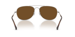 แว่นกันแดด Rayban Bain Bridge RB3735-004/57 Gunmetal Brown Polarized Rayban RB3735 004/57 ขาแว่นด้านใน