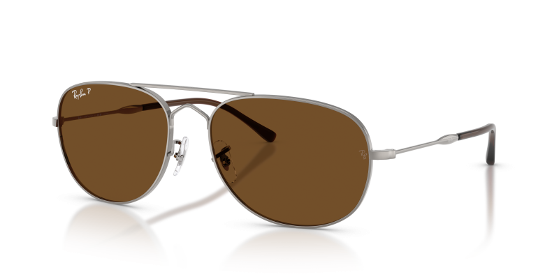 แว่นกันแดด Rayban Bain Bridge RB3735-004/57 Gunmetal Brown Polarized Rayban RB3735 004/57 แว่นกันแดดสีกันเมทัลเลนส์น้ำตาลโพลาไรซ์ ทุกเพศ