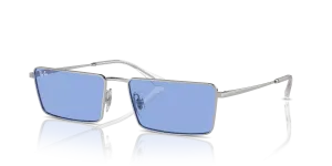 Rayban RB3741-003/80 แว่นกันแดดกรอบเงินเลนส์น้ำเงิน ทุกเพศ