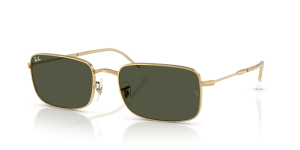 Rayban RB3746-001/31 แว่นกันแดดทรงสี่เหลี่ยมผืนผ้าสีอะริสต้าทอง สำหรับทุกเพศ
